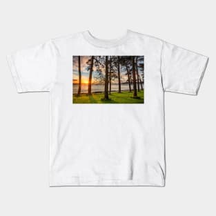 Sunrise Through The Trees Kids T-Shirt